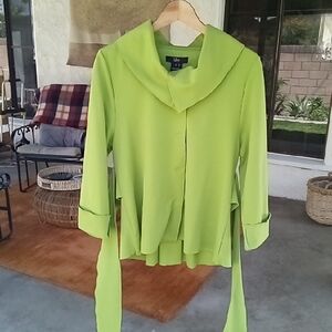 Chic Lime/Grass Green Jacket with Belt